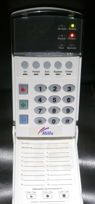 Hills DAS LED alarm keypad repairs