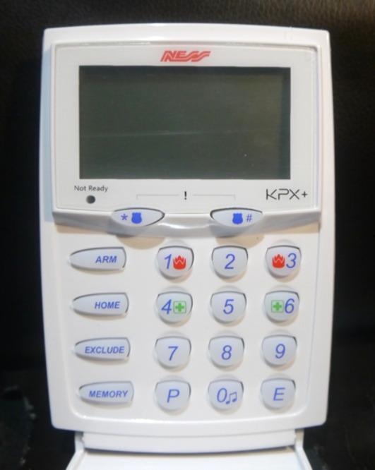 Ness alarm keypad service